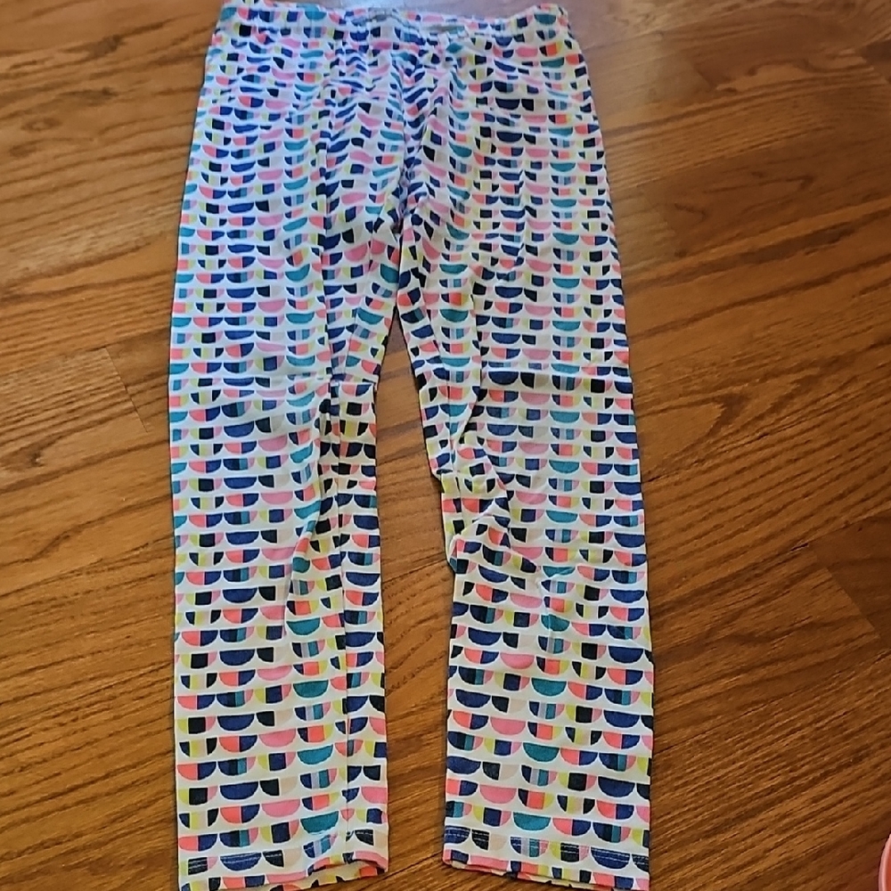 Girls' Multicolor Geo Leggings